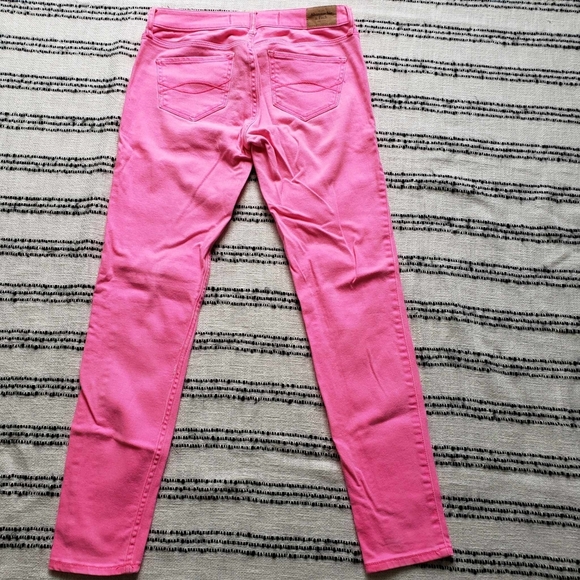 Abercrombie & Fitch Vintage Neon Pink Skinny Jeans - Picture 4 of 10